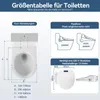 Puluomis Intelligenter Toilettensitz mit Warmluft & Produktbild-Vorschau 7