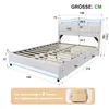 INONEFT Polsterbett 140x200 mit Stauraum Schublade, Produktbild-Vorschau 3