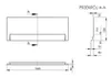 Badewanne MODERN BLACK&WHITE 150x70 mit Füßen, Siphon und Produktbild-Vorschau 4