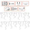 IJslampjes, lichtgordijn, warm wit, voor buitengebruik, met Productafbeelding-voorbeeld 3