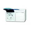 BUSCH JAEGER 2084-0-0703 - CEE 7/3 - 2P+E - Blau - Weiß - Produktbild-Vorschau 1