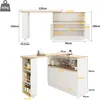 okwish Bartisch Hauptkörper 90 x 45 x 100 cm Moderner Produktbild-Vorschau 7
