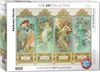 Čtyři roční období, Alfons Mucha 1000 dílků puzzle Formát Náhled obrázku produktu 1