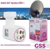 GSS Quad LNB Weiss für digital Satellitenschüssel - für 4 Produktbild-Vorschau 5