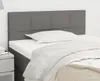 vidaXL Tête de lit gris foncé 90x5x78/88 cm Tissu Voir les images du produit 8
