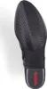 The sole of a black shoe is shown against a white background. Voir les images du produit