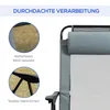 Outsunny 2er-Set Klappstuhl klappbarer Gartenstuhl mit Produktbild-Vorschau 6