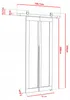KierMoebel Schiebetür Komplettset QUDIO M1 Weiß 76x205x3,2 Produktbild-Vorschau 7