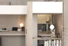 Lit d'angle double avec espace de rangement & bureau - 2 x Voir les images du produit 8