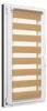 Doppelrollo Tag und Nacht 55x150 cm, Farbe Beige, Klemmfix Produktbild-Vorschau 1