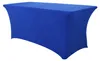 A blue, rectangular tablecloth stretched over a table. Produktbild-Vorschau