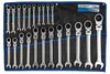 22-tlg. Gelenk-Ratschenschlüssel Satz I Set 6-32 mm Produktbild-Vorschau 1