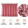 Scheibengardine Buffalo Plaid Landhausstil mit Rüschen Produktbild-Vorschau 3