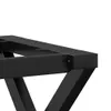 vidaXL Rám jídelního stolu ve tvaru X 140x60x73 cm ocelový Náhled obrázku produktu 6