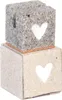 Mini Kartenhalter "Weißes Herz" Produktbild-Vorschau 1