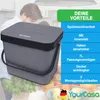 YourCasa® 7L Biomülleimer Küche mit Halterung und Sieb für Produktbild-Vorschau 10