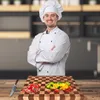 Premium Schneidebrett Schachbrett aus Akazien und Naturholz Produktbild-Vorschau 5