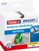 tesa On & Off selbstklebendes Klettband, schwarz, 2,5m x Produktbild-Vorschau 1