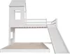 Letto a castello Sweiko con scivolo, letto a casetta, letto Anteprima dell’immagine prodotto 10