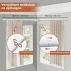 L-förmige Gardinenstange Weiß, verstellbar, Metall, 25 mm Produktbild-Vorschau