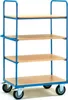 fetra 8303, Stahl, Regalwagen, Blau, 600 kg, 4 Rad/Räder, Produktbild-Vorschau 2
