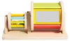 Montessori Holz Textil-Trommel 2-in-1, Baby Farb-Erkennung, Produktbild-Vorschau 6