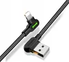 Uhlový kábel USB Lightning na rýchle nabíjanie LED, 0,5 m Náhľad obrázku produktu 2