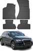 2008-2017 Audi Q5 Fußmatten Gummi Schwarz 4 tlg Produktbild-Vorschau 1