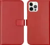 Selencia Echtleder Klapphülle iPhone 12 (Pro) - Rot Produktbild-Vorschau 1