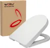 A white toilet seat is shown next to its cardboard packaging. Náhled obrázku produktu