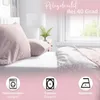 Baumwolle Bettwäsche Set 200x200 cm Rosa Weiß Rauten Produktbild-Vorschau 4