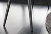 Design Sitzbank BOUTIQUE 100cm dunkelgrau Samt schwarze Produktbild-Vorschau 11