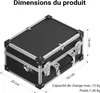 Mallette en PVC 32x23x16cm Verrouillable Bords renforcés Voir les images du produit 3