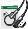 Ugreen abgewinkeltes USB-A-auf-USB-C-Kabel 3A, 3 m - Grau Produktbild-Vorschau 21