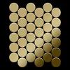 Mosaik Fliese massiv Metall Titan hochglänzend gold 1,6mm Produktbild-Vorschau 6