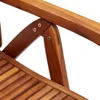 Möbel Gartenstühle 2 Stk. Klappbar Verstellbar Massivholz Produktbild-Vorschau 9