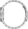 Side view of a silver watch with a metal band. Produktbild-Vorschau