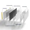 DEQORI Küchenrückwand Glas 125x50 cm 'Weiß' Spritzschutz Produktbild-Vorschau 7