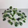 Girlande Monstera 180 cm realistische Blätter in Grüntönen Produktbild-Vorschau 3