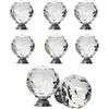 A collection of crystal cabinet knobs on a white background. Produktbild-Vorschau