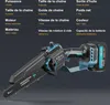 8 Pouces Tronconneuse a Batterie, Mini Tronçonneuse Voir les images du produit 2