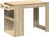 Möbel Schreibtisch mit Schubladen Ablage Sonoma-Eiche Produktbild-Vorschau 5