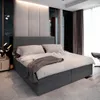 A bedroom scene with a bed as the central focus. Produktbild-Vorschau