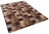 Designer Velour Teppich Mystic Karo Braun, Größe:160x200 cm Produktbild-Vorschau 2