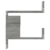 vidaXL Étagères d'angle murales 2 pcs. Gris Sonoma 40x40x50 Voir les images du produit 5