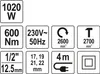 Yato YT-82021, Schlagschrauber, Schwarz, Rot, II, IP20, Produktbild-Vorschau 16