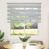 vidaXL Doppelrollo Hellgrau 120x100 cm Stoffbreite 115,9 cm Produktbild-Vorschau 1