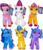 A collection of six My Little Pony plush toys arranged in two rows against a white background. Produktbild-Vorschau