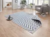 In- & Outdoor Wendeteppich Palma Blau Creme , Größe:160x230 Produktbild-Vorschau 10