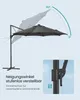 Sonnenschirm Ampelschirm, ∅300cm, 28 Solar-LED-Leuchten, Produktbild-Vorschau 6
